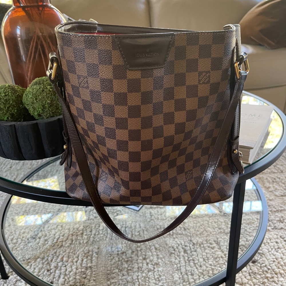 Louis Vuitton Damier Ebene Rivington Cabas Bag. This bag was a favorite.